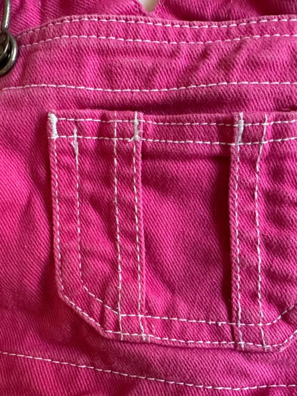 Carter's Vestbak Overall Jumper Dress Size 24 M Deep Pink